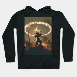 Samurai fire Hoodie